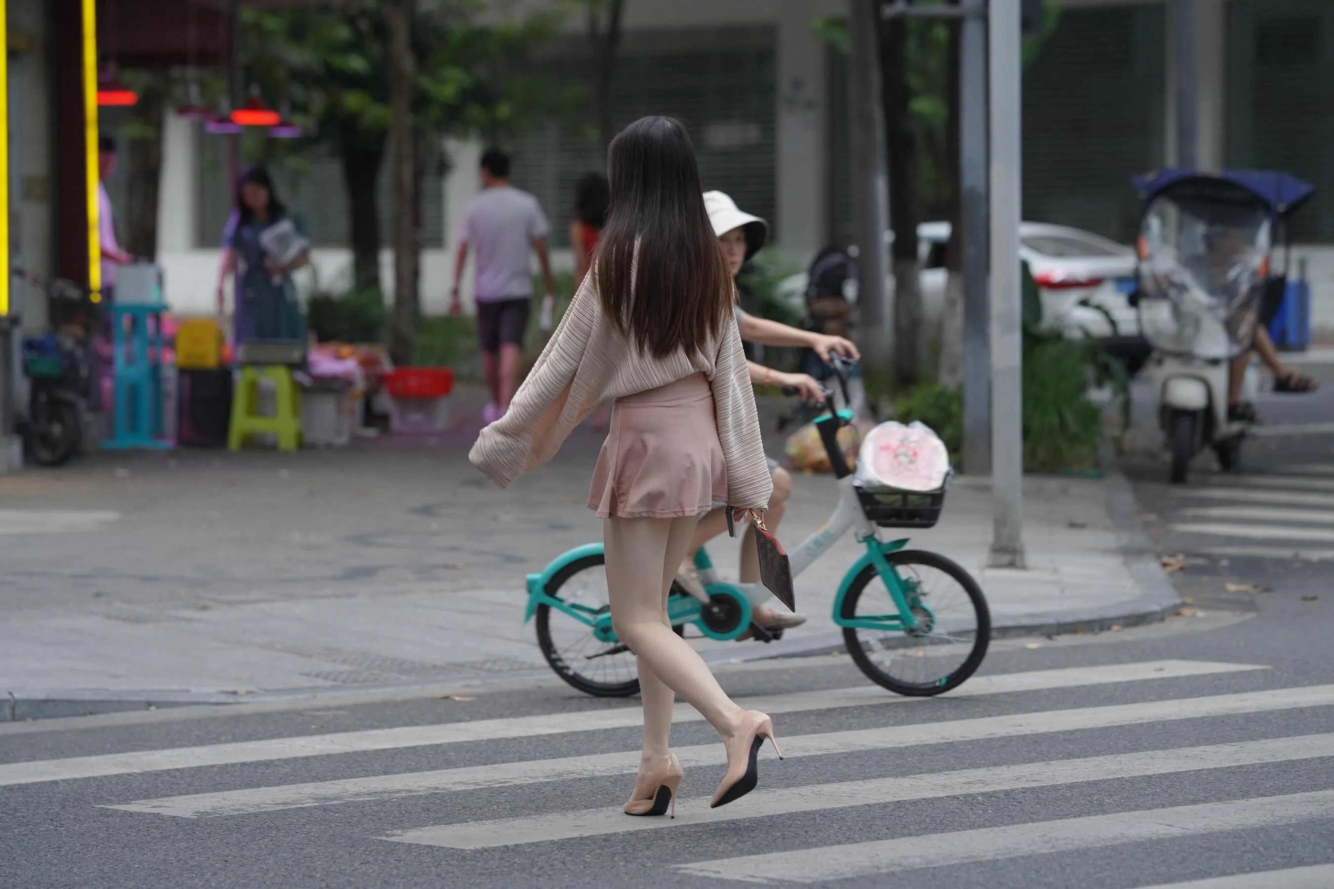魔镜街拍 NO.167 可爱的粉色短裙小姐姐 [495P]插图1